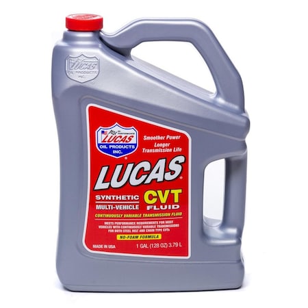 Lucas Oil 10112 1 gal Synthetic CVT Transmission Fluid LUC10112